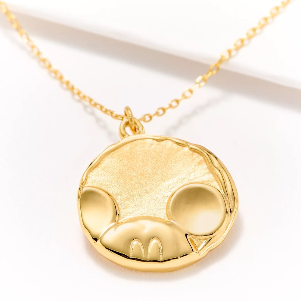 Disney Gold Commemorative 1928 Mickey Mouse Necklace